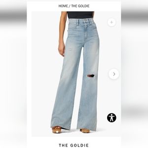 NWT Joe's Jeans High Rise Wide Leg The Goldie